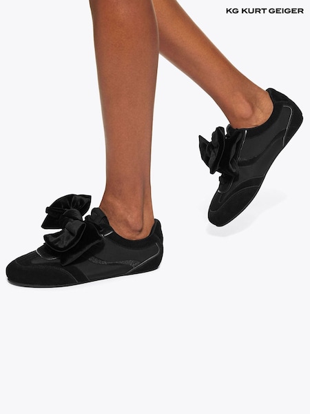 KG Kurt Geiger Black Listen Bow Trainers (W99772) | €183