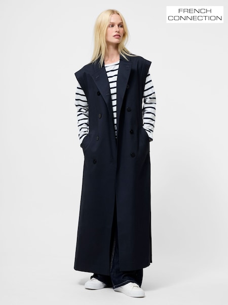 French Connection Danby Sleevless Trench Coat (Y00122) | R$ 1.580