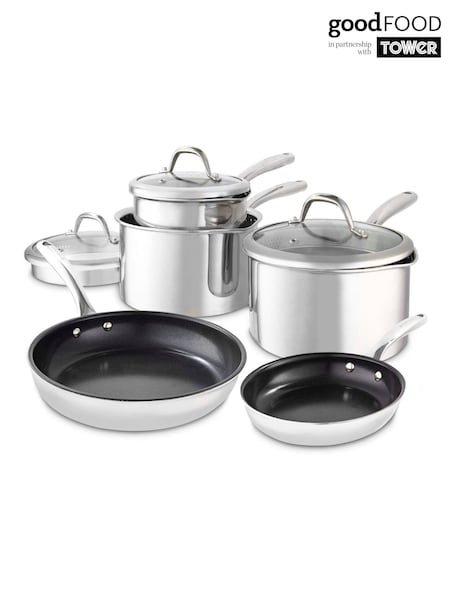 Good Food 5 Piece Tri-ply Cookware Set