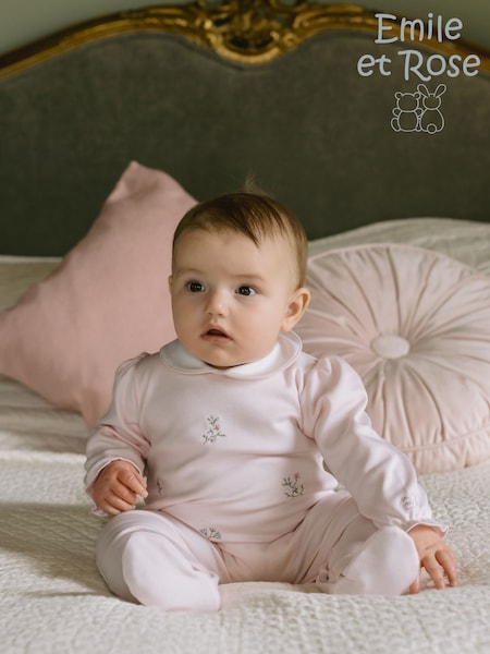 Emile Et Rose Pink	Karen All-In-One With Scattered Floral Embroideries (Y00285) | R836