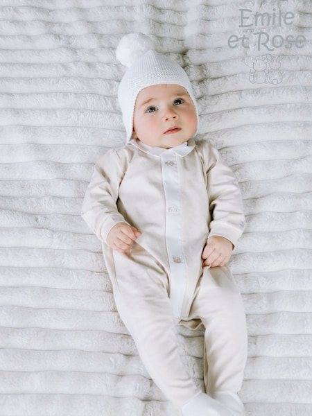 Emile Et Rose Kenton Knitted Hat With Ear Flaps & Pom-Pom (Y00584) | 79 QAR