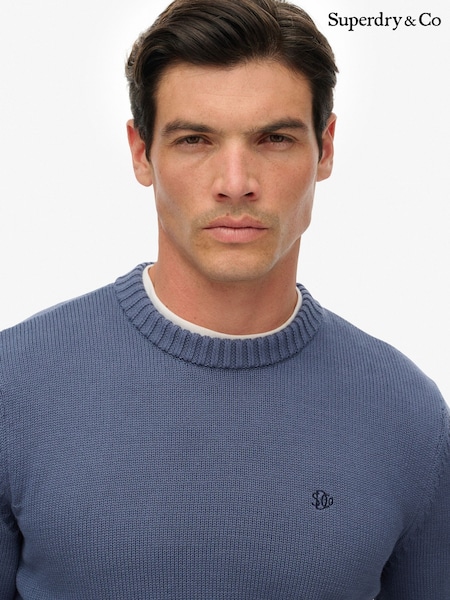 Superdry Navy Cotton Jumper (Y00802) | 247 QAR
