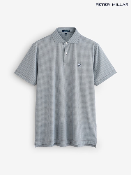 Peter Millar Grey Seville Performance Jersey Polo Shirt (Y00970) | €134