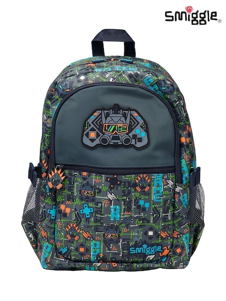 Smiggle Grey Trailblazer Oblong Attach ID Lunchbox (Y01070) | €20