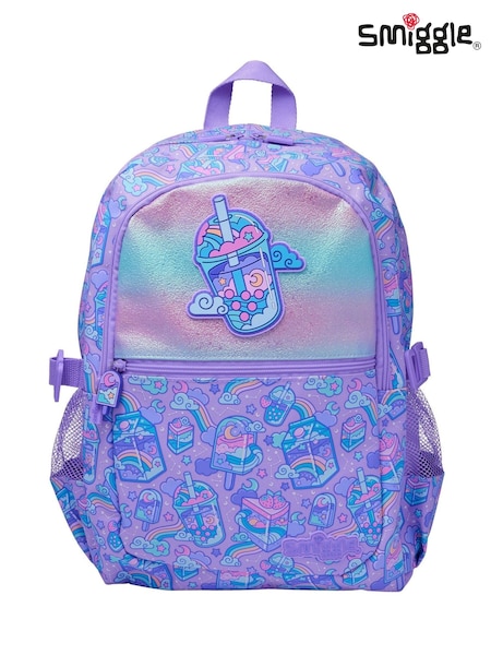Smiggle Purple Trailblazer Oblong Attach ID Lunchbox (Y01087) | €20