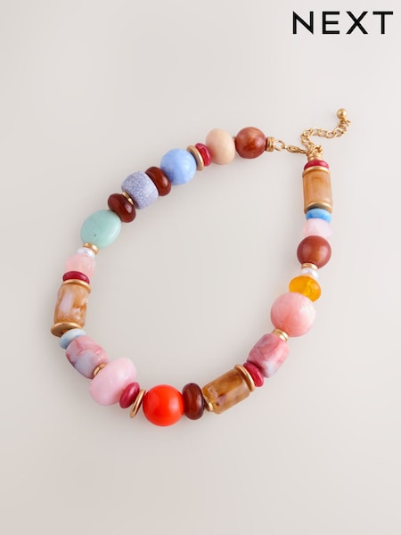 Multicolour Chunky Bead Necklace (Y01137) | €26.50