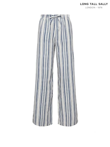 Long Tall Sally Blue Wide Leg Trousers (Y01487) | R$ 355