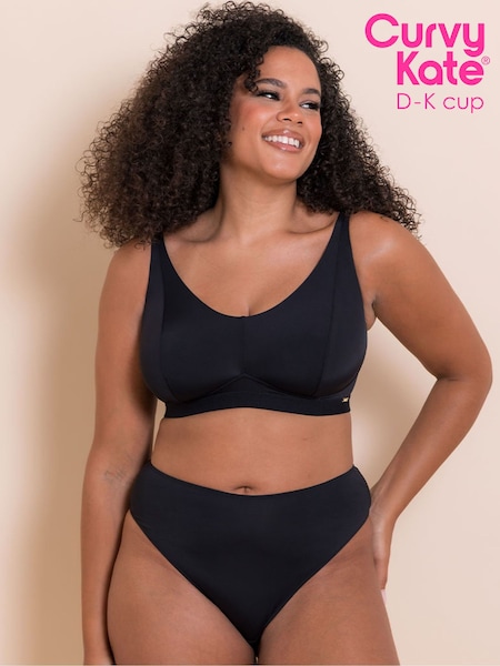 Curvy Kate Zen Brazilian Black Briefs (Y01579) | €21