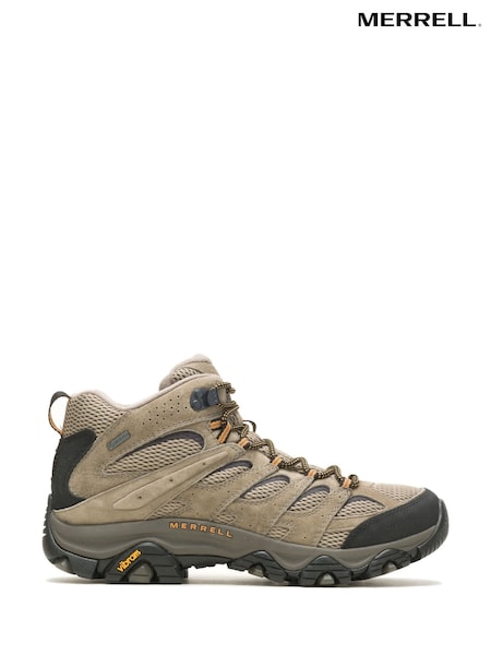 Merrell Brown Light Moab 3 Mid GORE-TEX Hiking Boots (Y01610) | €191