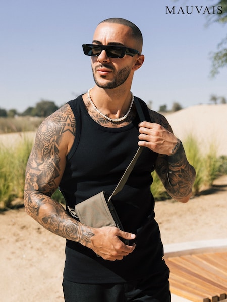 Preto - MAUVAIS Signature Vest (Y01684) | R$ 245