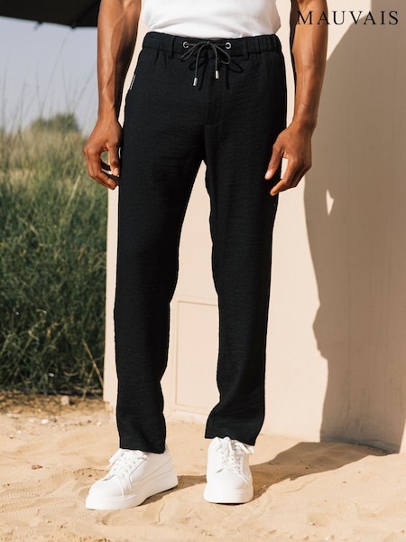 MAUVAIS Black Fiorano Trousers (Y01685) | R$ 485