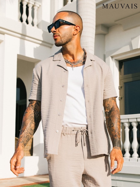 MAUVAIS Natural Fiorano Shirt (Y01696) | R$ 515