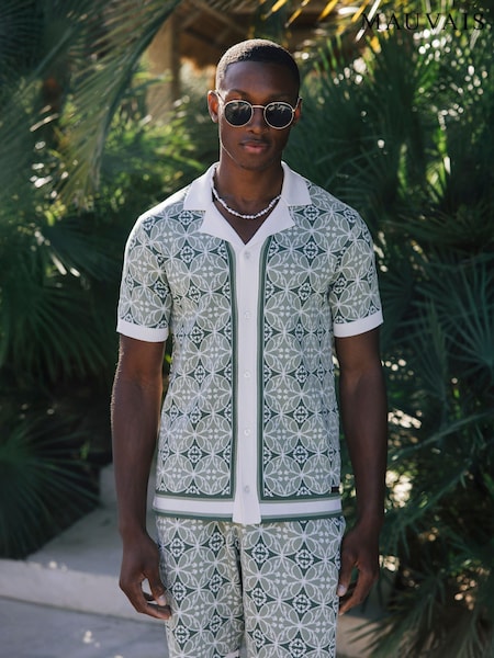 MAUVAIS Cabo Knit Shirt (Y01699) | R$ 585