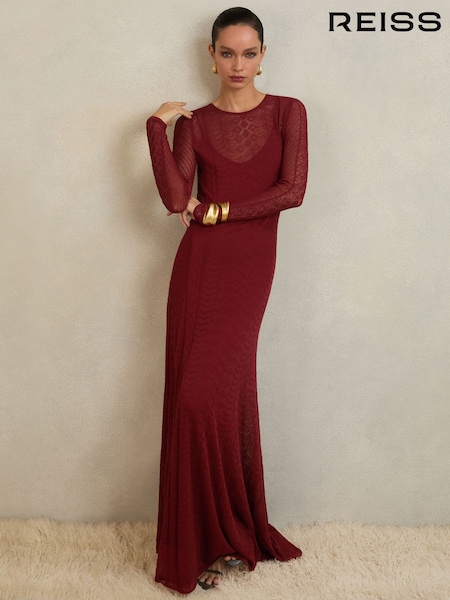 Atelier Red Ami Stitch Detail Dress (Y01818) | €380
