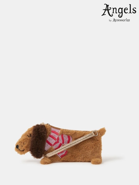 Angels By Accessorize Brown Girls Sausage Dog Cross-Body Bag (Y01894) | 69 QAR