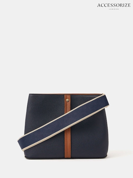 Accessorize Blue Triple Compartment Cross-Body Bag (Y01901) | €46