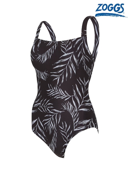 Zoggs Adjustable Classicback Black Swimsuit with Foam Cup Support (Y01951) | OMR25