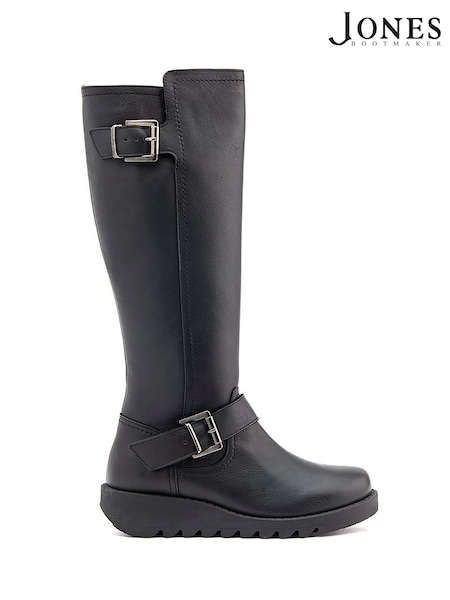 Чорний - Jones Bootmaker Long Darlene Leather Boots (Y01998) | 8 411 грн