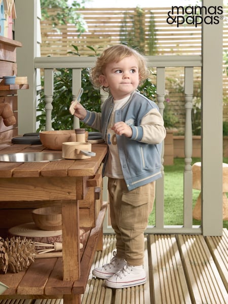 Mamas & Papas Blue Baseball Jacket (Y02032) | €29
