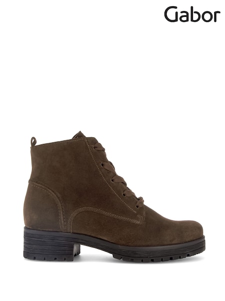 Gabor Wide Fit Zumba Leather Ankle Boots (Y02164) | €163