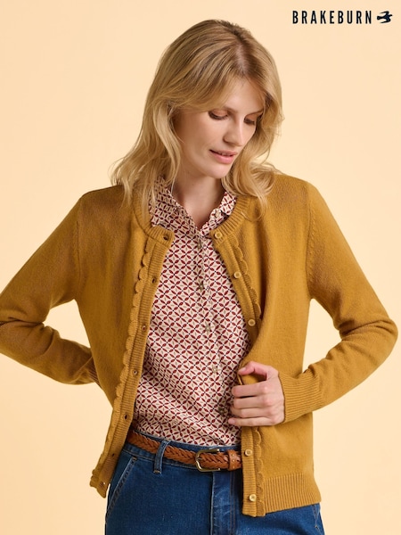 Brakeburn Yellow Crescent Cardigan (Y02254) | €89