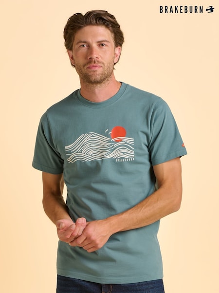 Brakeburn Green Devenish T-Shirt (Y02285) | €41
