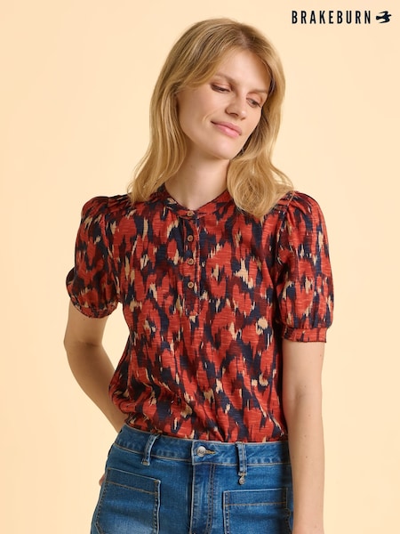 Brakeburn Red Lily Blouse (Y02289) | 173 QAR