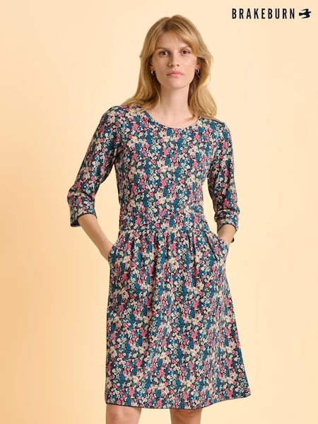 Brakeburn Blue Forest Dress (Y02533) | 272 QAR
