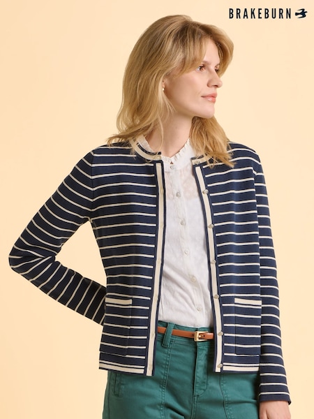 Brakeburn Blue Seabound Cardigan (Y02575) | €102