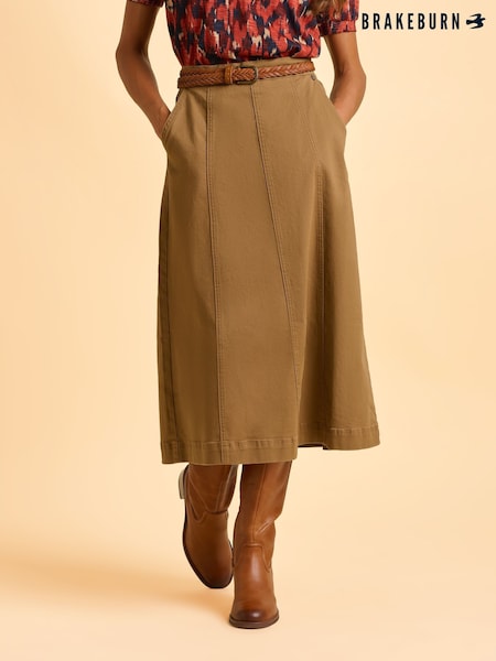 Brakeburn Natural Joni Skirt (Y02585) | €80
