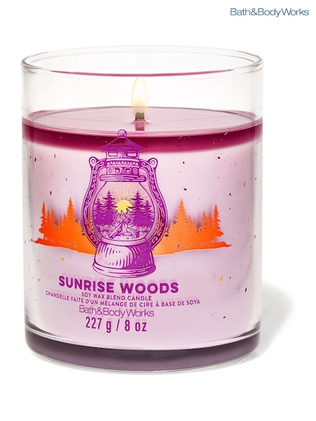 Bath & Body Works Sunrise Woods Signature Single Wick Candle 227g (Y02615) | €26