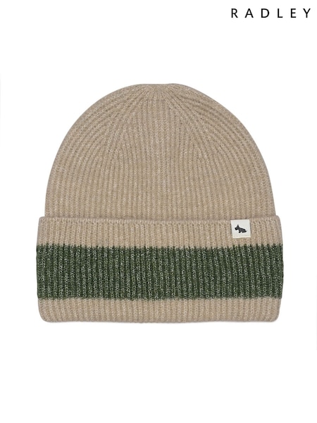 rjava - Radley Grey Knitters Lane Knitted Hat (Y02787) | € 51