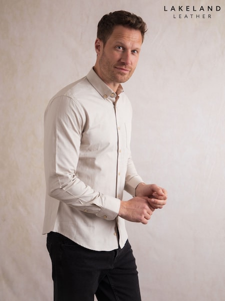 Lakeland Leather Nude Wastwater Cotton Shirt (Y02959) | €69