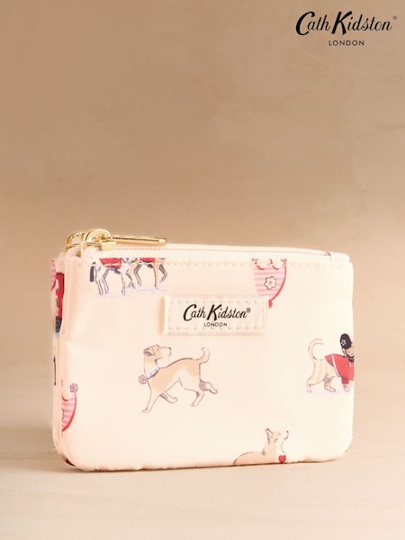 Cath Kidston Ecru Queen London Print Double Zipped Purse (Y02984) | $30