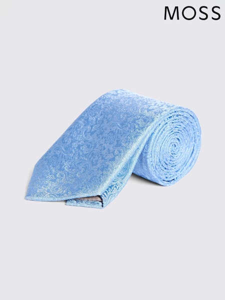 MOSS Floral Print Swirl Silk Tie (Y03154) | €40