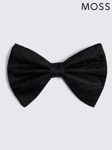 MOSS Floral Print Lurex Black Bow Tie (Y03156) | €37