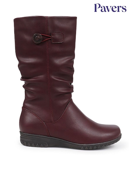 Rojo - Pavers Flat Slouch Boots (Y03160) | 64 €