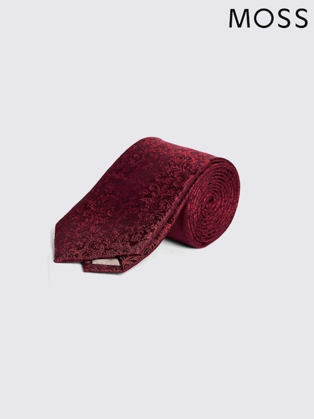 MOSS Floral Print Swirl Silk Tie (Y03168) | €40