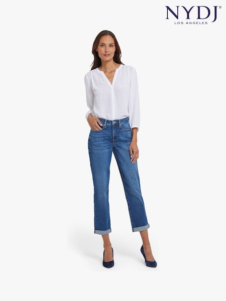 NYDJ Blue Margot Girlfriend Jeans (Y03260) | R$ 1.380