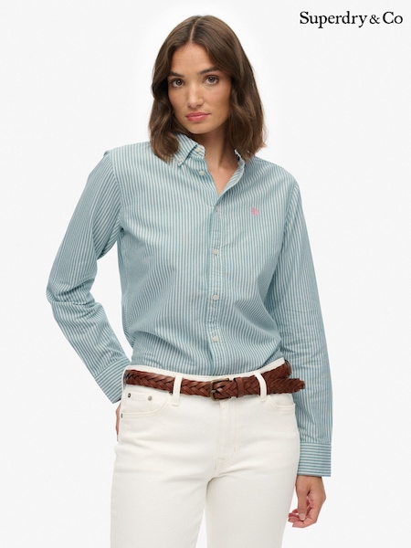 Superdry Slim Oxford Buttondown Long Sleeve Shirt (Y03406) | kr886