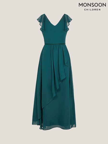 Monsoon Blue Indi Tie Back Prom Dress (Y03457) | AED320 - AED355