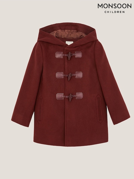 Monsoon Brown Hooded Duffle Coat (Y03470) | €66 - €85