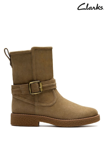 Clarks Natural Nella Mid Boots (Y03502) | €140