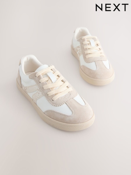 Neutral Wide Fit (G) Retro Trainers (Y03644) | €30 - €39