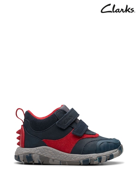 Clarks Blue Steggy Rex Toddler Boots (Y03716) | €59