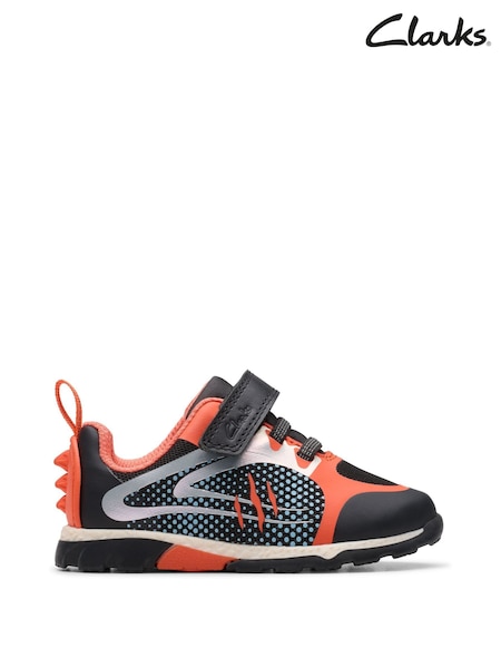 Clarks Black Steggy2 Fly Toddler Shoes (Y03745) | €53