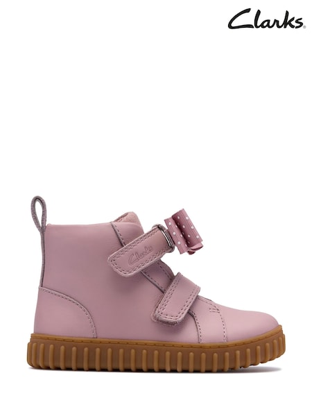 Clarks Pink Cove Sky Toddler Boots (Y03750) | €58 - €61