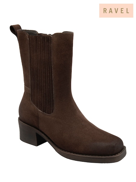 Ravel Suede Heeled Ankle Boots (Y03793) | R$ 1.085