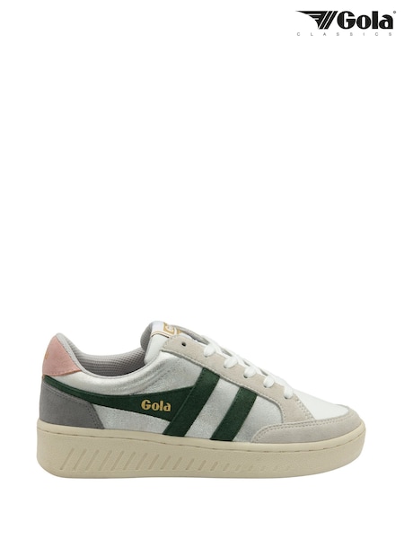 Gola Silver Ladies Superslam Blaze Lace-Up Trainers (Y03913) | R$ 840