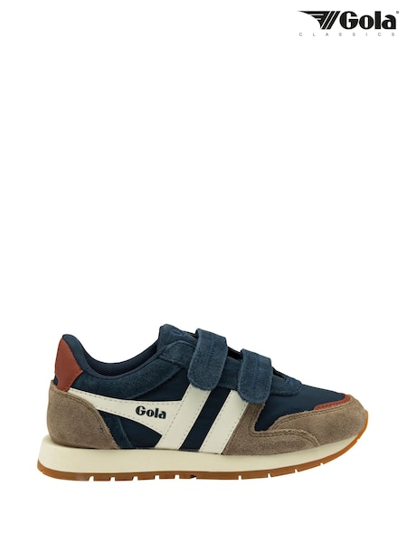 Gola Blue Light Kids Austin Strap Nylon Trainers (Y03928) | R$ 545